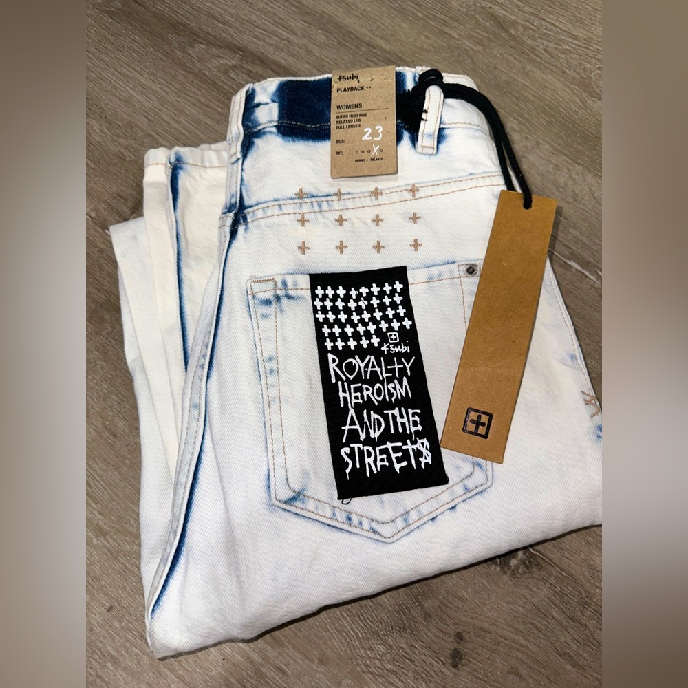 Ksubi Women’s Playback Jeans ‘Mirage’ size 23 never worn